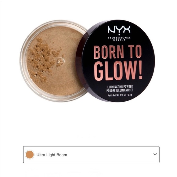 🆕 NYX Born To Glow Illuminating Powder, Ultra Light Beam, New - Picture 1 of 8